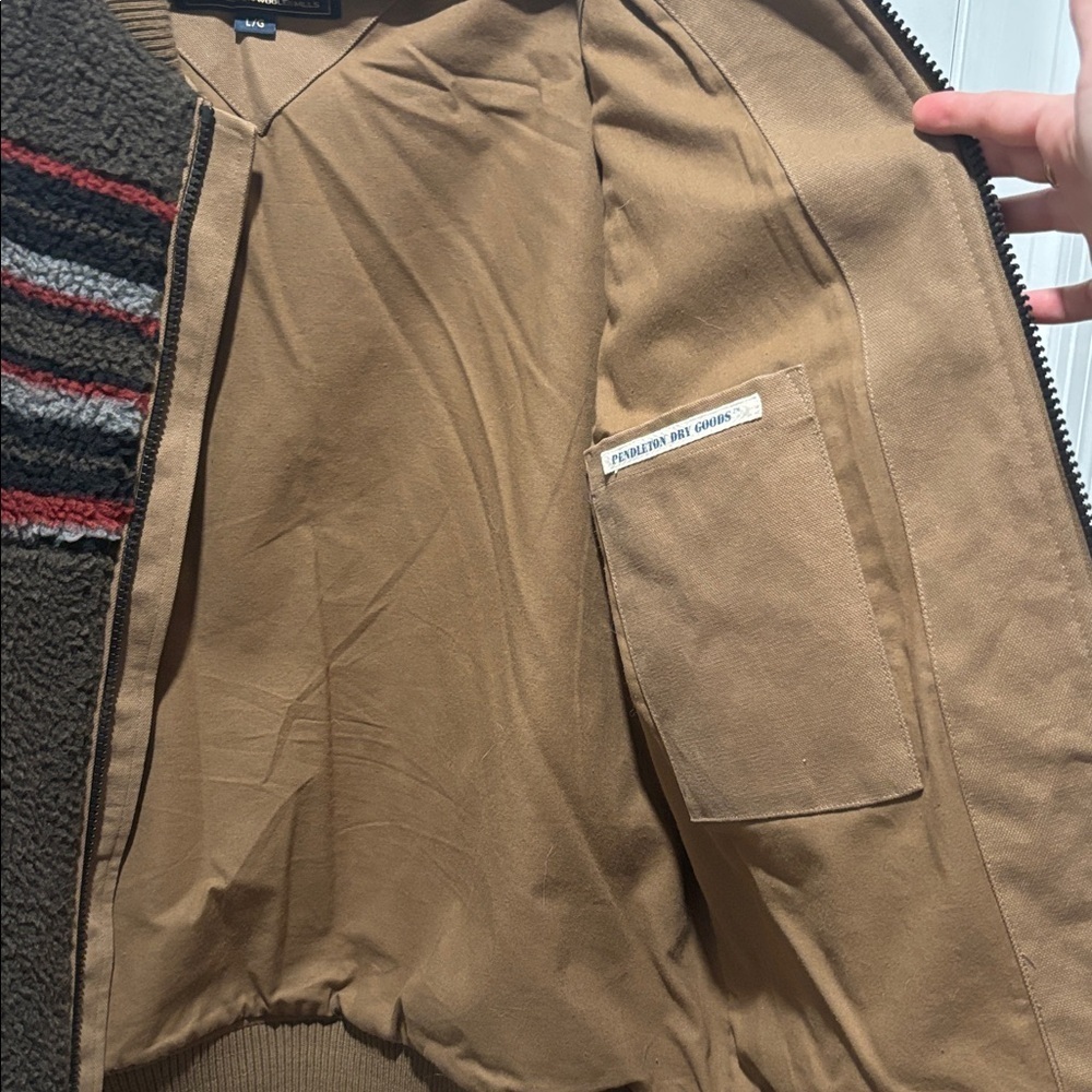 PENDELTON fleece bomber jacket - Picture 6 of 8